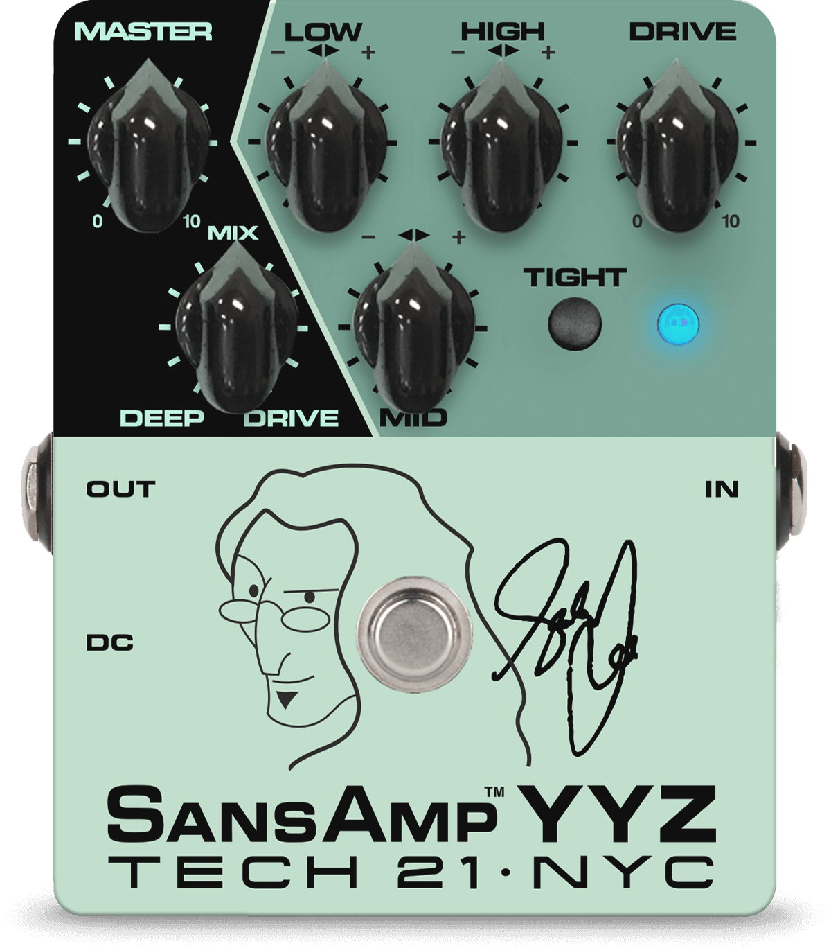 SansAmp YYZ Geddy Lee Pedal