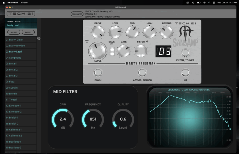 User Interface Graphic of Mid Filer