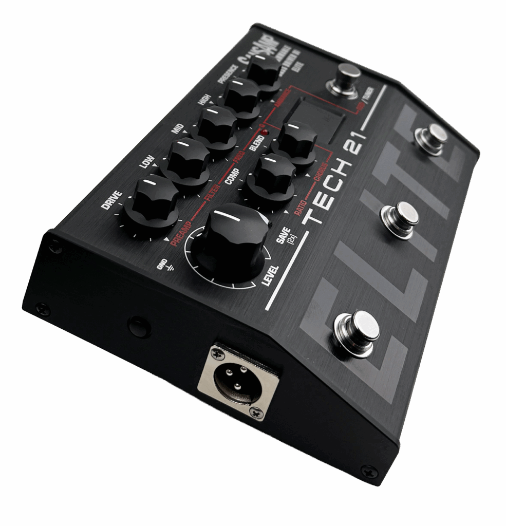 Side View of the SansAmp Programmable Bass Driver DI ELITE
